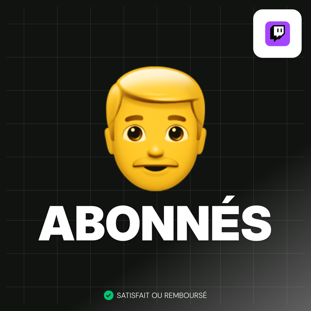 acheter des abonnés twitch