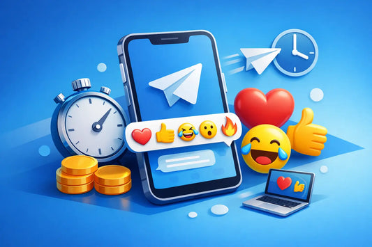 Acheter réactions Telegram sans perdre du temps