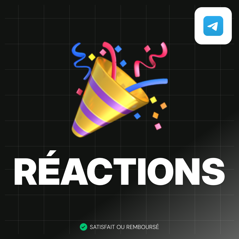 acheter des réactions telegram
